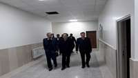 بازدید رئیس دانشگاه از پروژه در حال احداث خوابگاه دانشکده بهداشت شهرستان دامغان